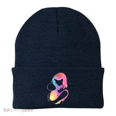 Loving New Mom Cute Gift Colorful Beanie