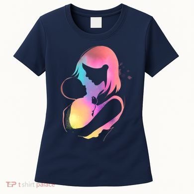 Loving New Mom Cute Gift Colorful Women's T-Shirt