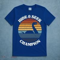 Loch Ness Monster Vintage Sunset Meaningful Gift Hide And Seek Champion Gift T-Shirt thumb 5