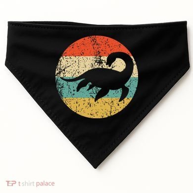 Loch Ness Monster Retro Nessie USA-Made Doggie Bandana