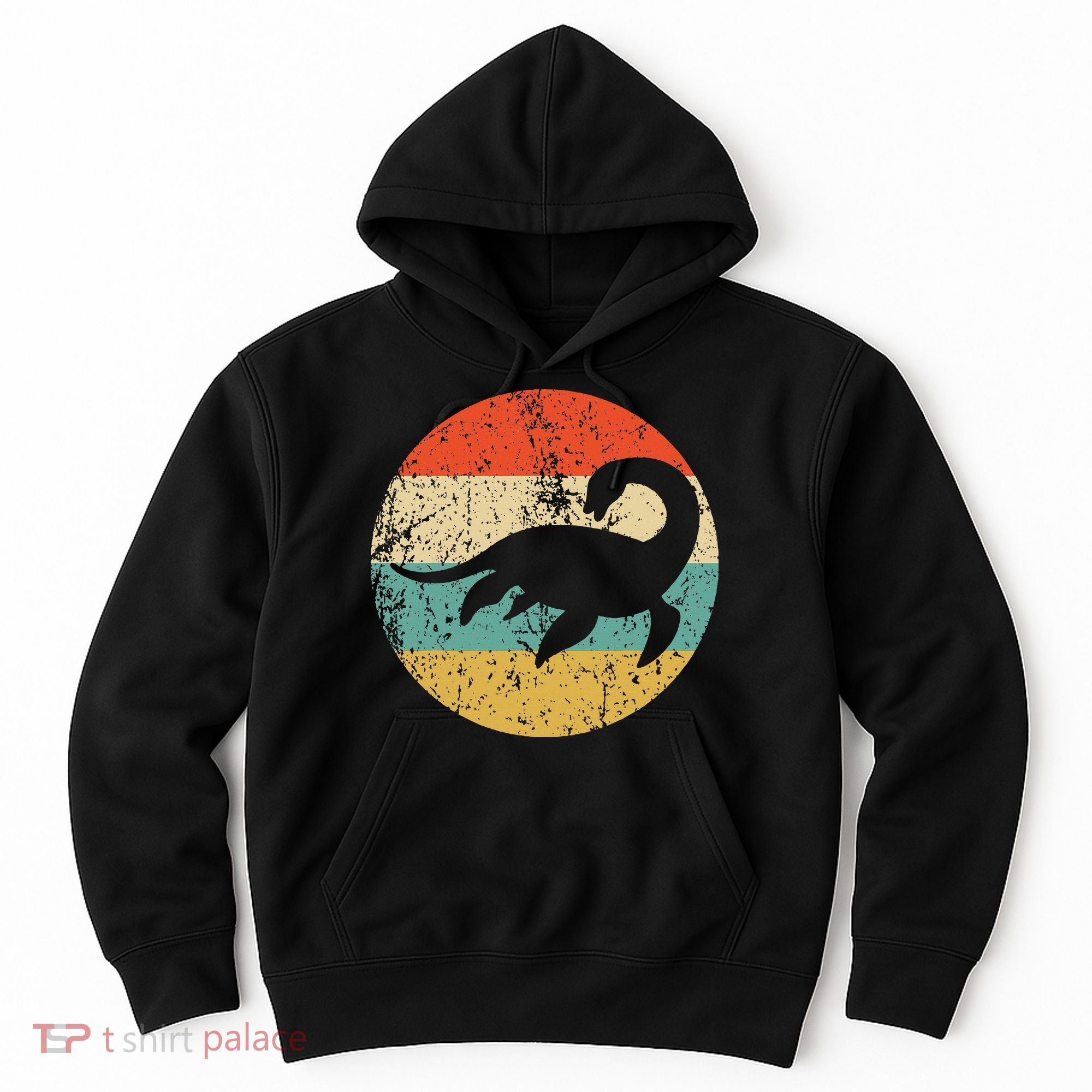 Loch Ness Monster Retro Nessie Hoodie