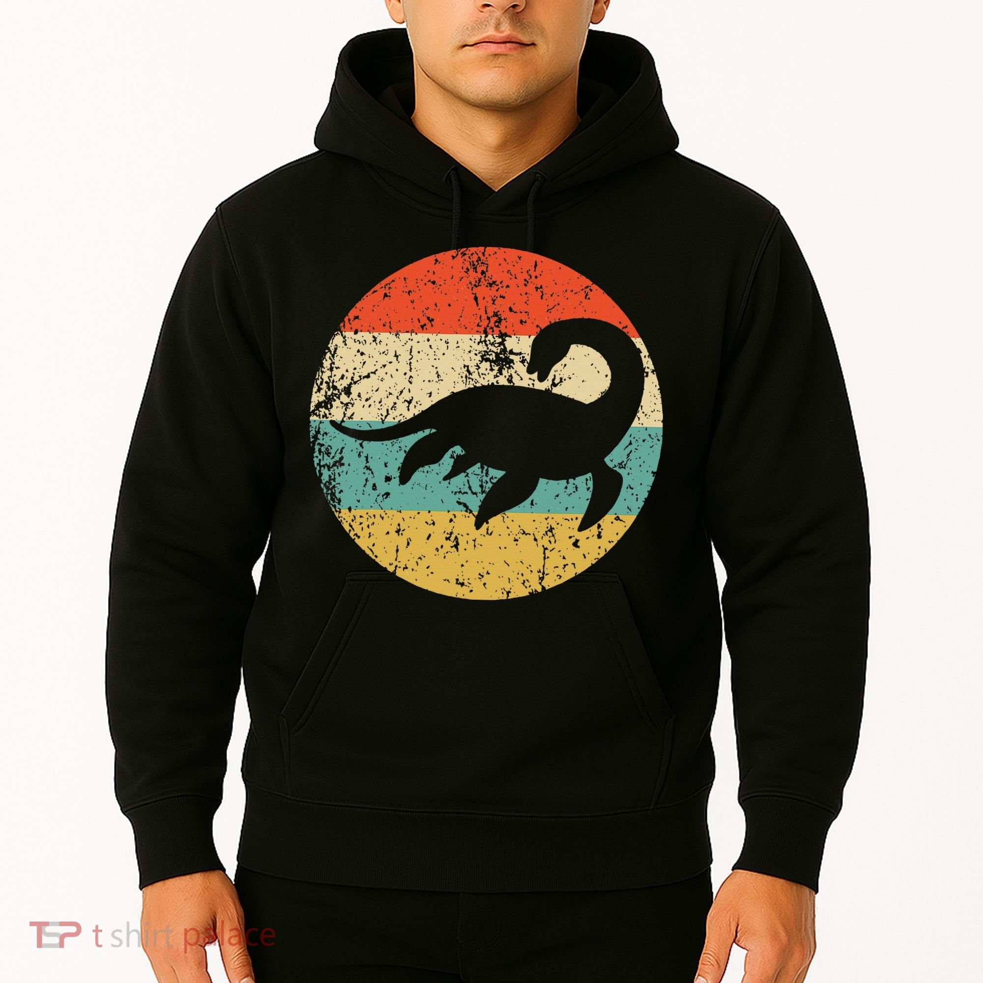 Loch Ness Monster Retro Nessie Hoodie