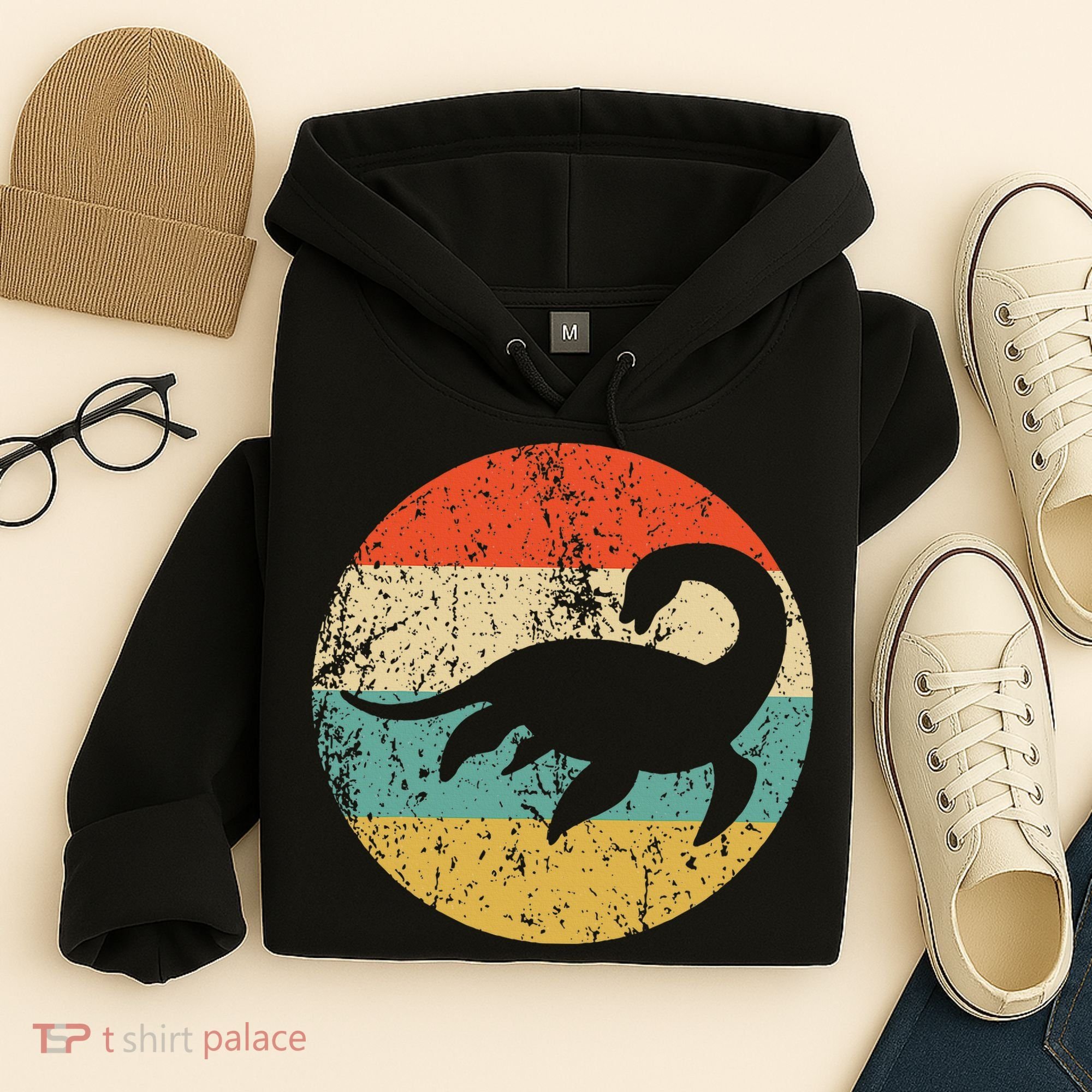 Loch Ness Monster Retro Nessie Hoodie