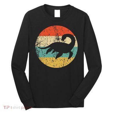 Loch Ness Monster Retro Nessie Long Sleeve Shirt