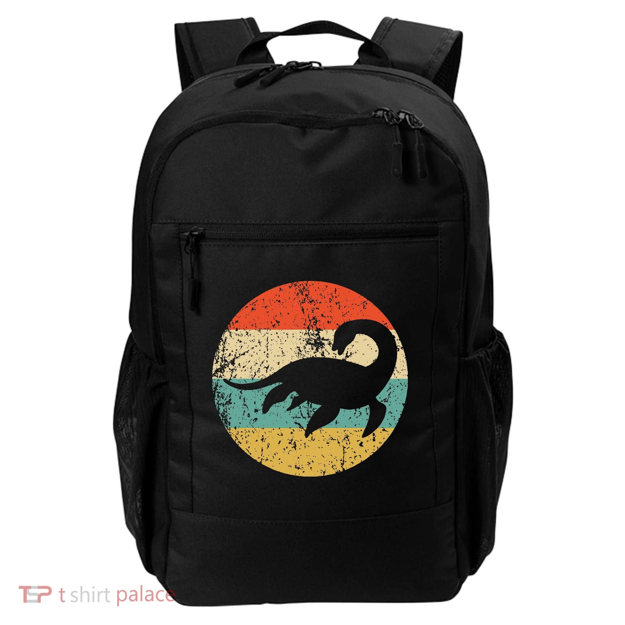Loch Ness Monster Retro Nessie Backpack
