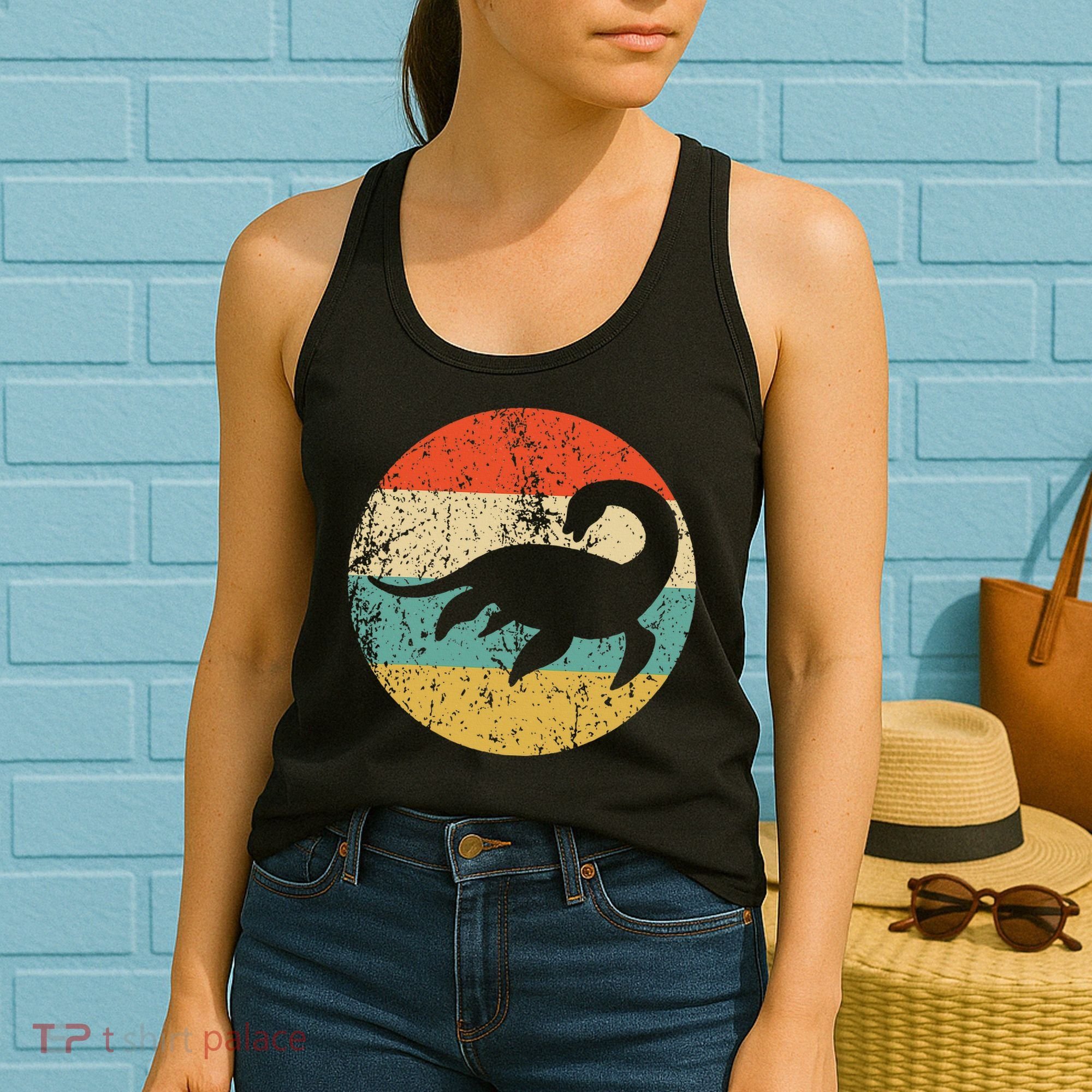 Loch Ness Monster Retro Nessie Women's Tank Top