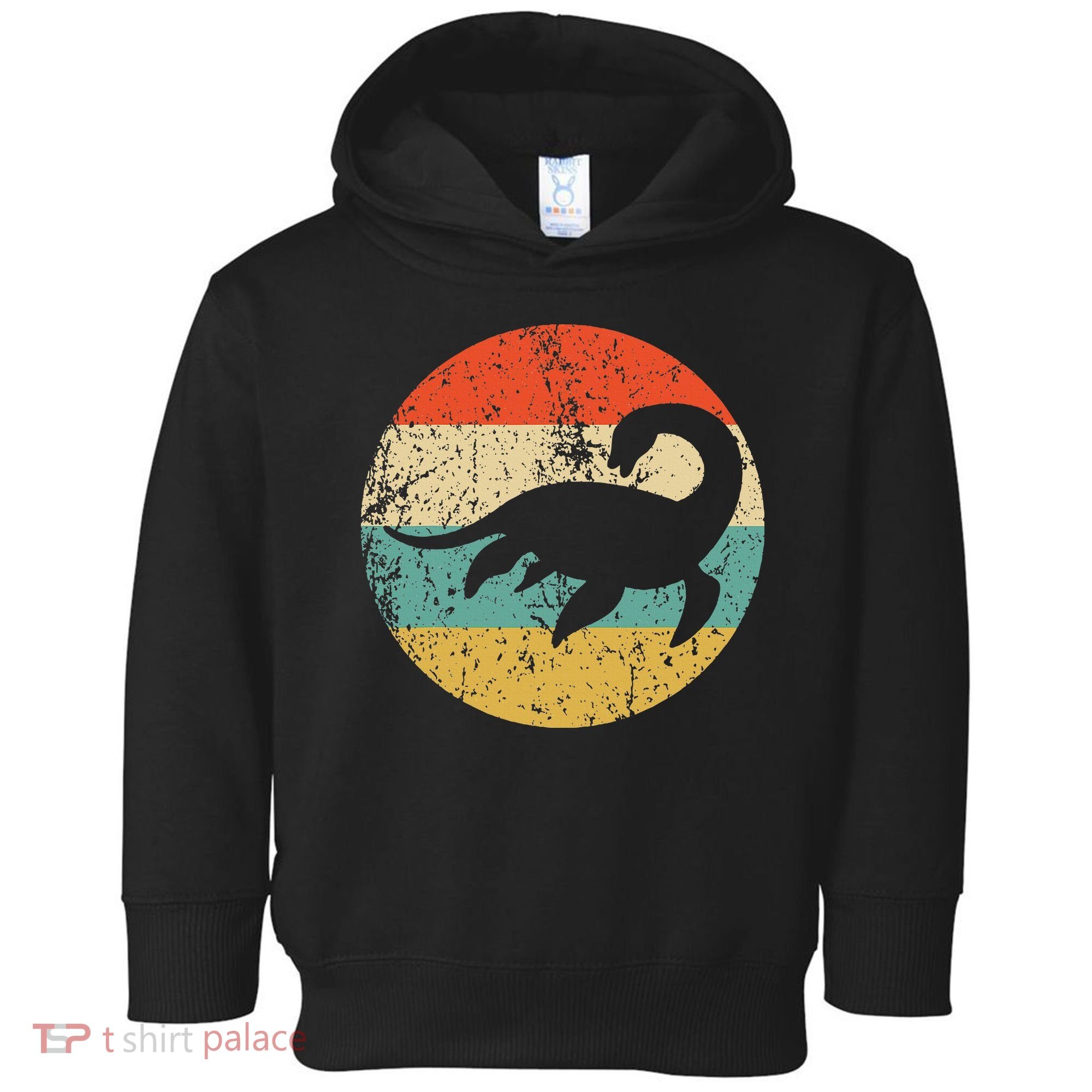 Loch Ness Monster Retro Nessie Toddler Hoodie