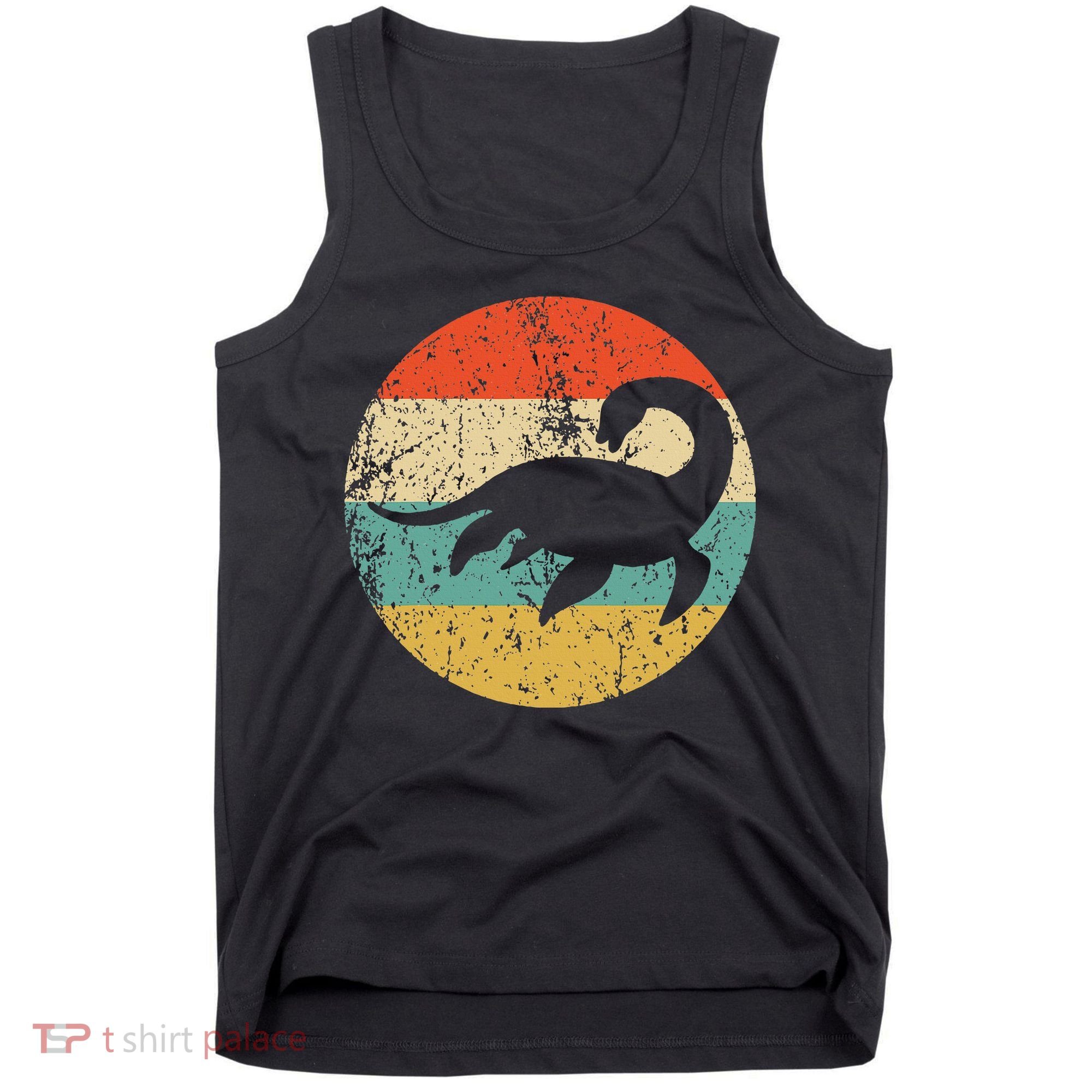 Loch Ness Monster Retro Nessie Tank Top