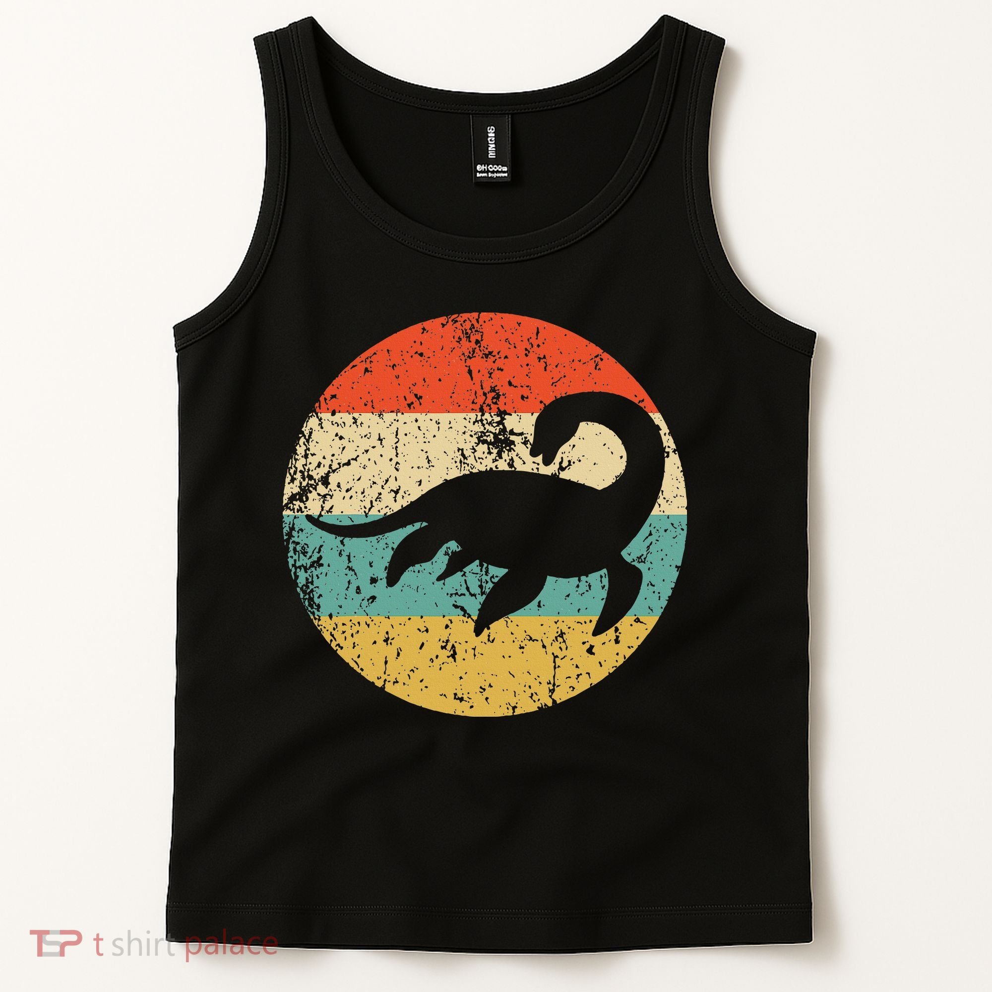 Loch Ness Monster Retro Nessie Tank Top