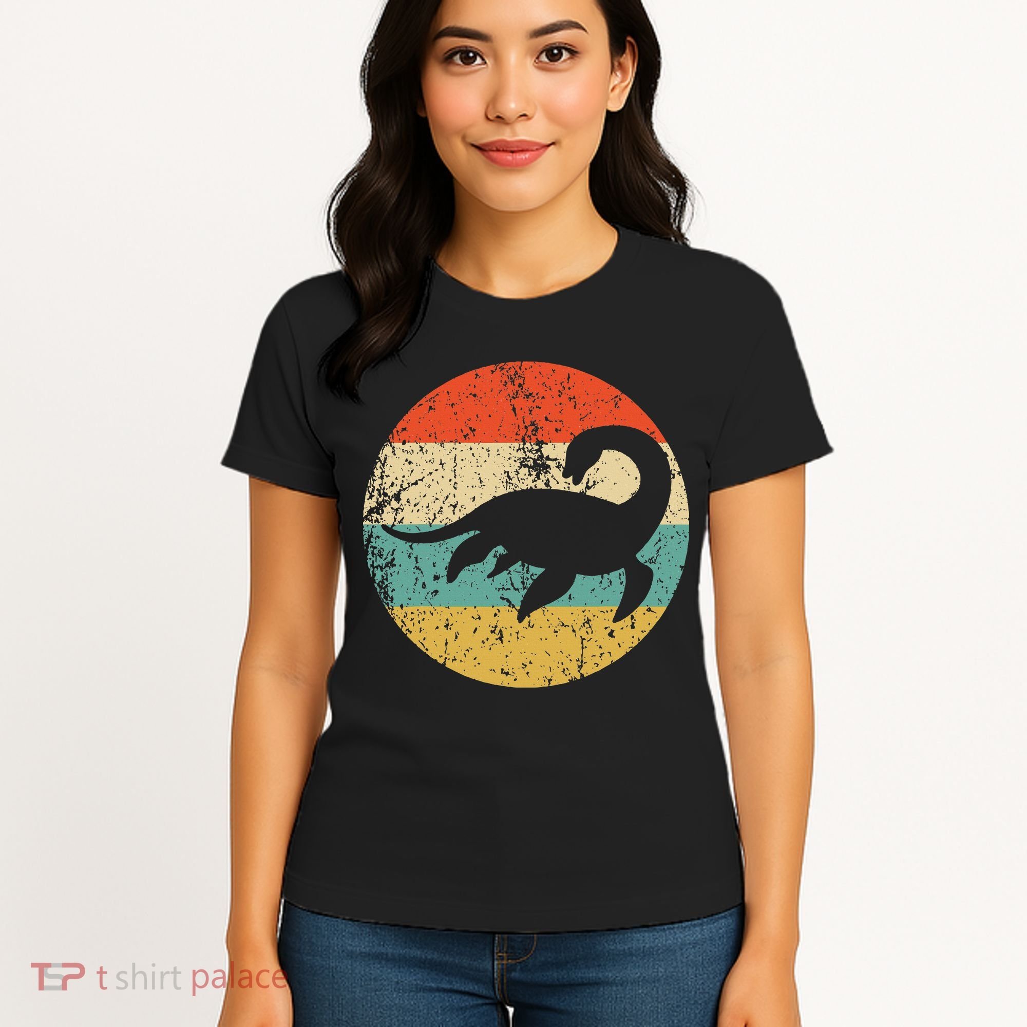 Loch Ness Monster Retro Nessie Women's T-Shirt