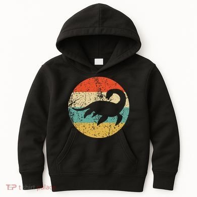 Loch Ness Monster Retro Nessie Kids Hoodie