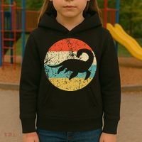 Loch Ness Monster Retro Nessie Kids Hoodie thumb 3