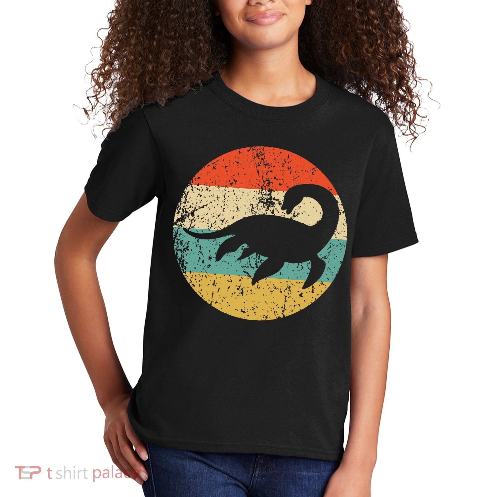 Loch Ness Monster Retro Nessie Kids T-Shirt