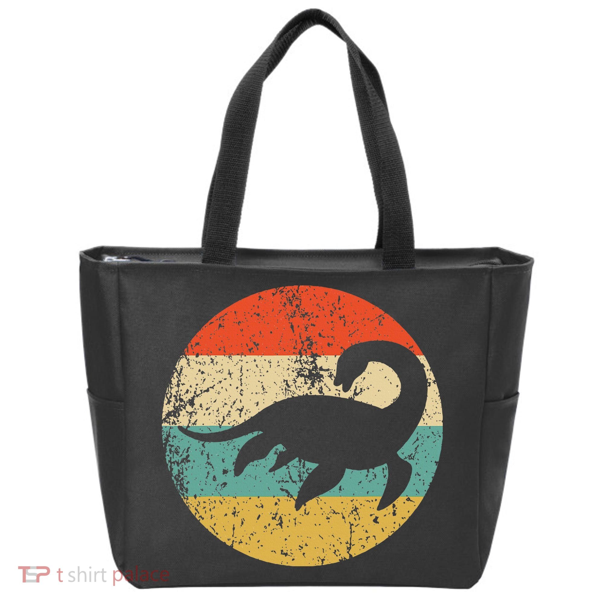 Loch Ness Monster Retro Nessie Tote Bag