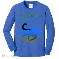 Loch Ness Monster Cryptid Legend Kids Long Sleeve Shirt thumb 0