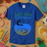Loch Ness Monster Cryptid Legend Kids T-Shirt thumb 3