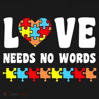 Love Needs No Words Puzzle Autism Awareness Teacher Mousepad thumb 1