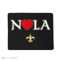 Love Nola New Orleans Fleur De Lis Heart Nola Mousepad thumb 0