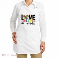 Love Needs No Words Autism Awareness Apron thumb 2