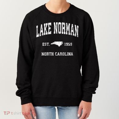 Lake Norman North Carolina Nc Vintage Athletic Established Women's Sweatshirt