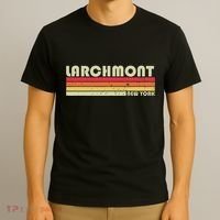 Larchmont Ny New York Funny City Home Roots Gift Retro 80s T-Shirt thumb 3