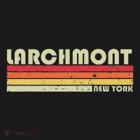 Larchmont Ny New York Funny City Home Roots Gift Retro 80s T-Shirt thumb 7