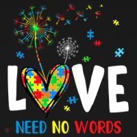 Love Needs No Words Autism Awareness Heart Puzzle Dandelion Funny Gift Ornament thumb 1