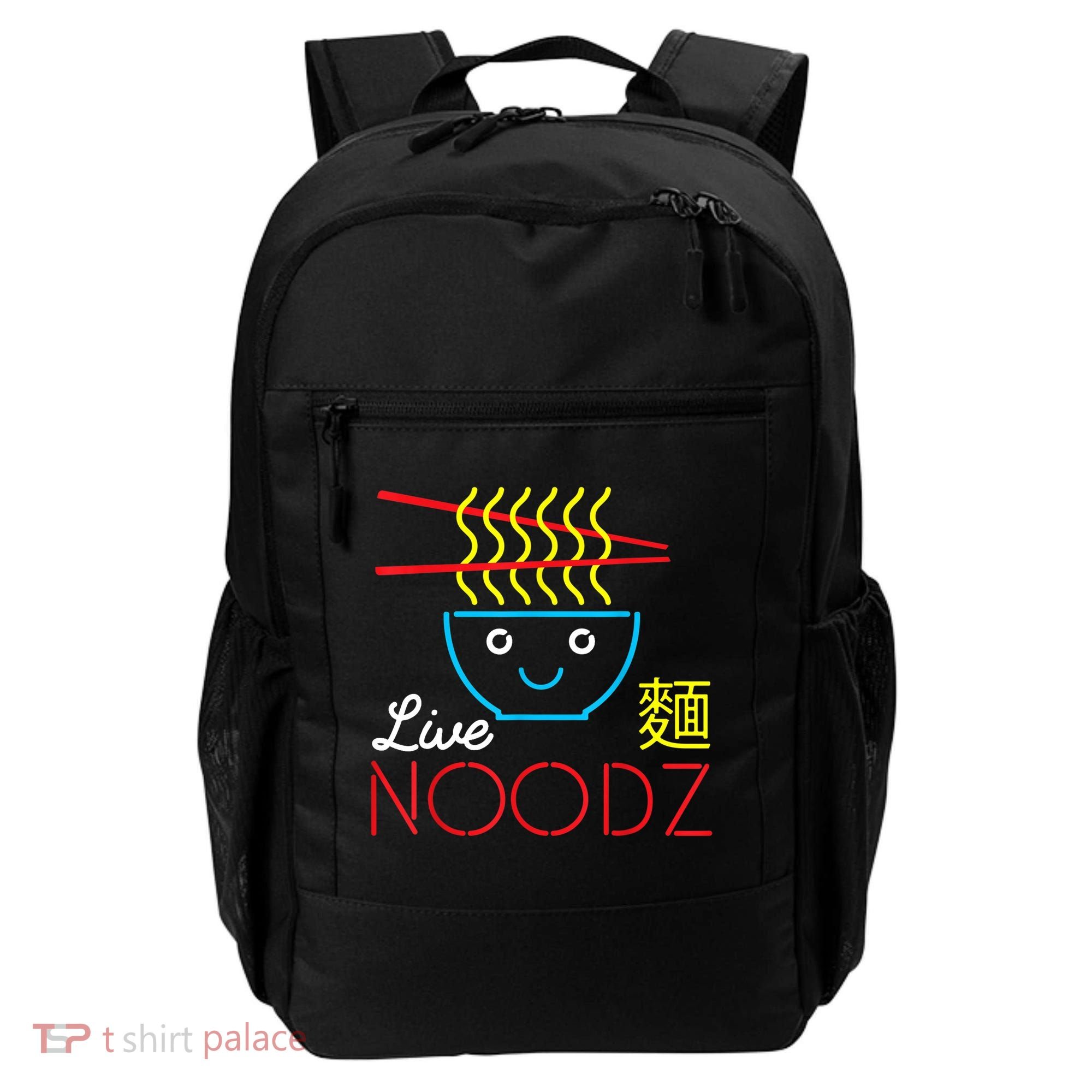 Live Noodz Noods Ramen Noodle Pho Funny Cute Gift Backpack