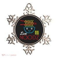 Live Noodz Noods Ramen Noodle Pho Funny Cute Gift Ornament thumb 0