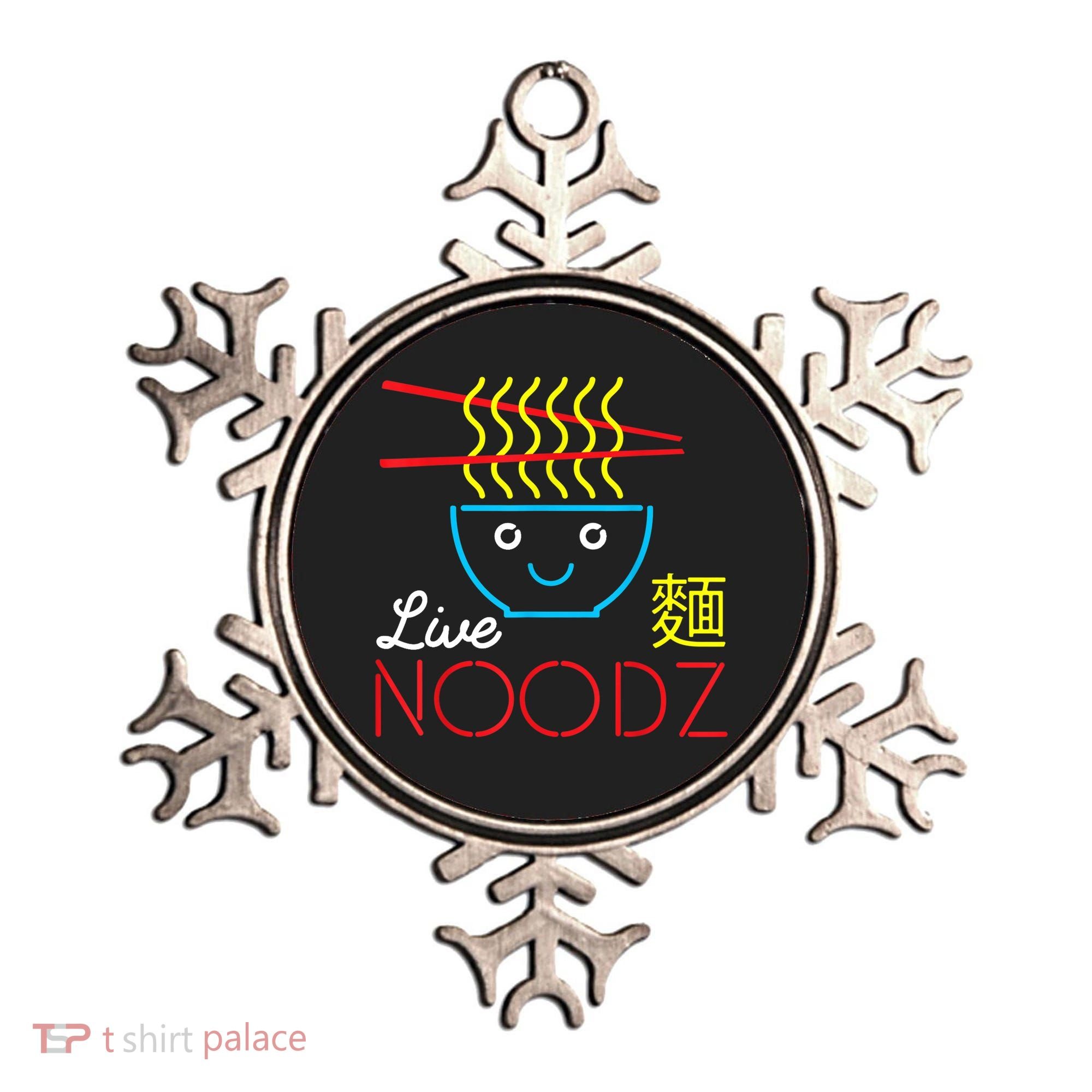 Live Noodz Noods Ramen Noodle Pho Funny Cute Gift Ornament
