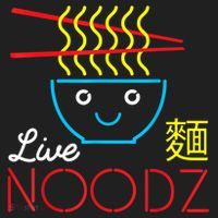 Live Noodz Noods Ramen Noodle Pho Funny Cute Gift Golf Towel thumb 3