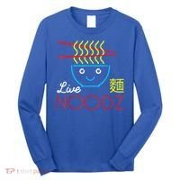 Live Noodz Noods Ramen Noodle Pho Funny Cute Gift Long Sleeve Shirt thumb 0