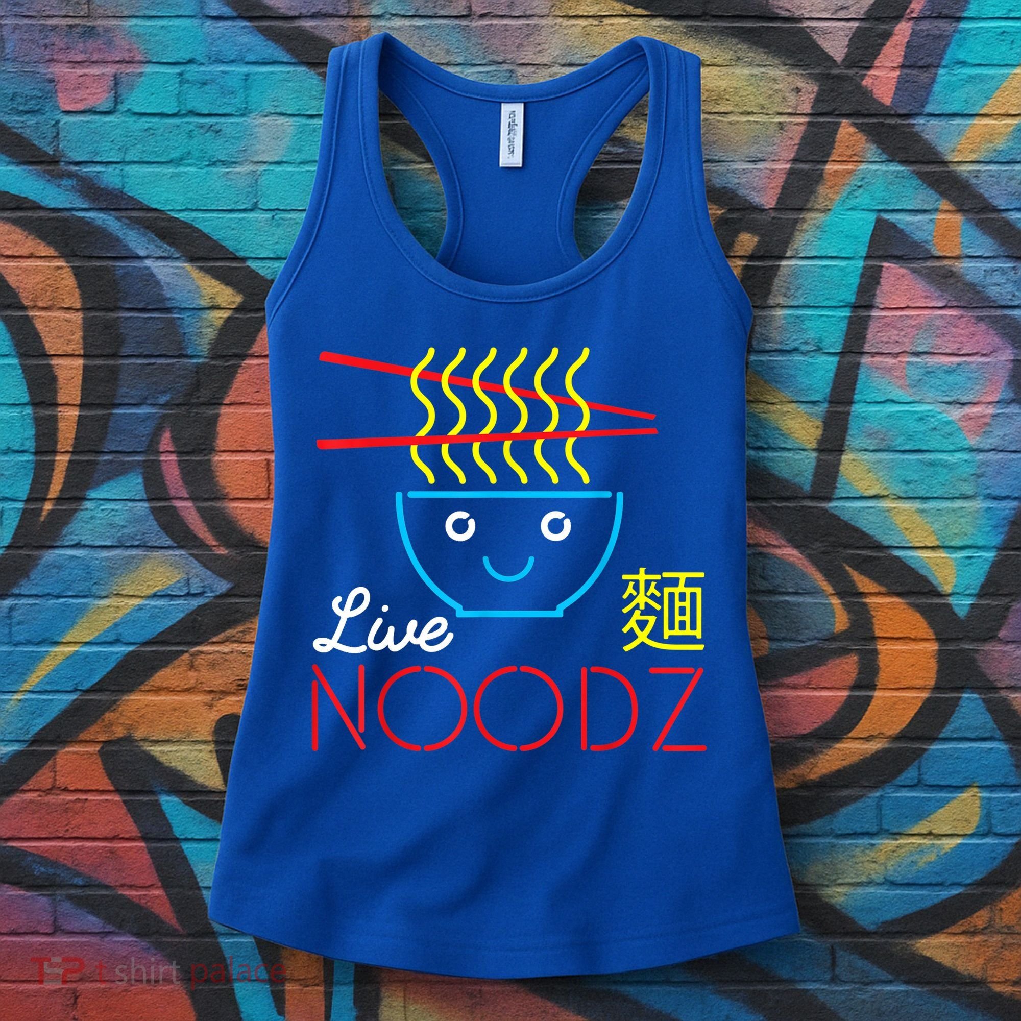 Live Noodz Noods Ramen Noodle Pho Funny Cute Gift Women's Tank Top