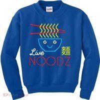 Live Noodz Noods Ramen Noodle Pho Funny Cute Gift Kids Sweatshirt thumb 0