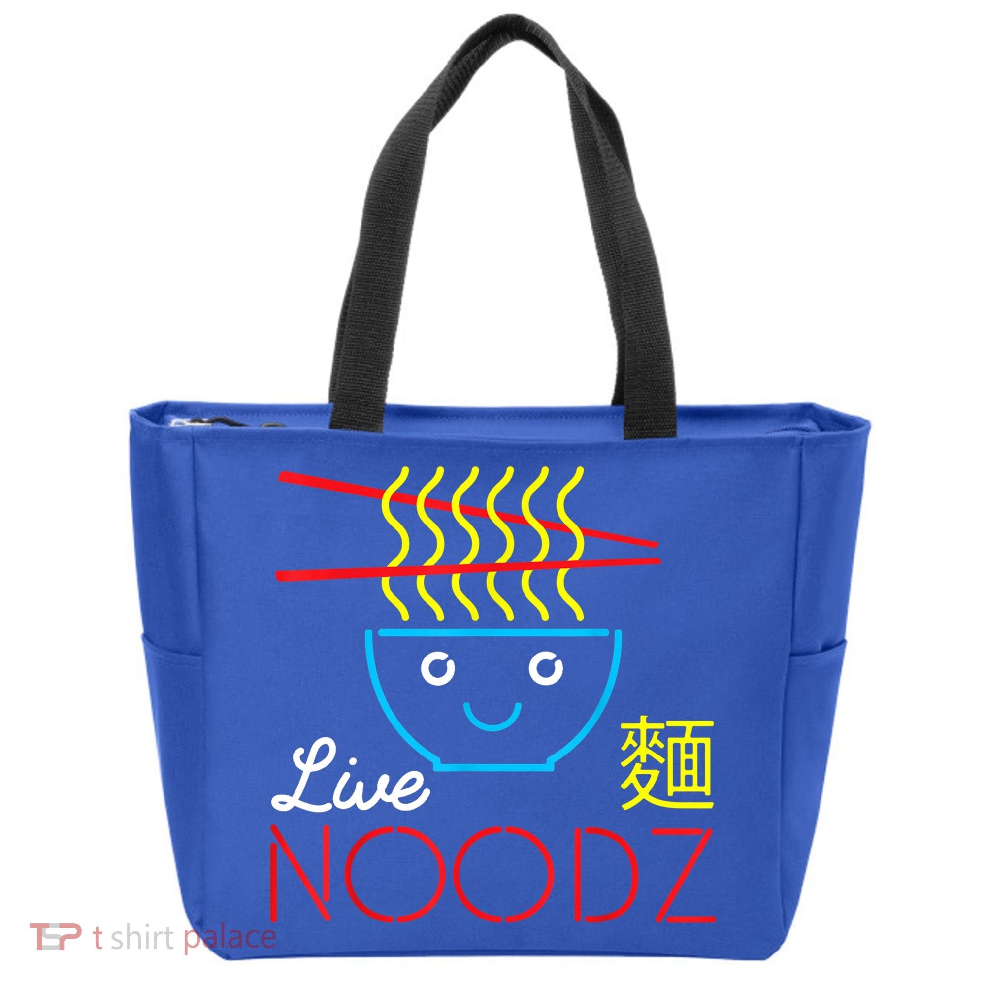Live Noodz Noods Ramen Noodle Pho Funny Cute Gift Tote Bag