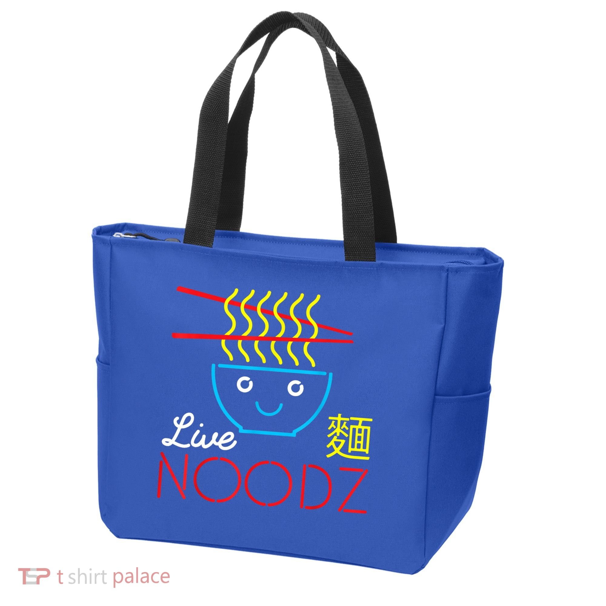 Live Noodz Noods Ramen Noodle Pho Funny Cute Gift Tote Bag