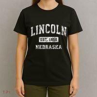Lincoln Nebraska Ne Vintage Established Sports T-Shirt thumb 4