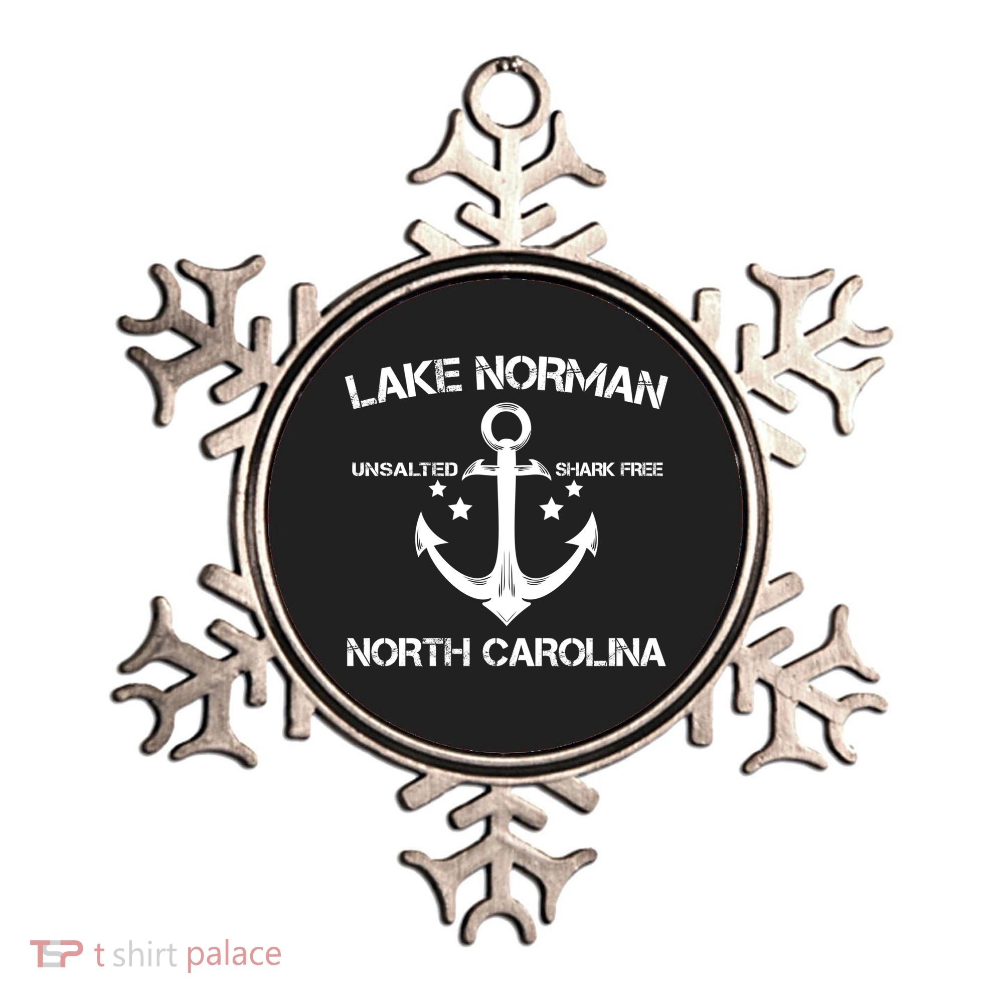 Lake Norman North Carolina Funny Fishing Camping Summer Gift Great Gift Ornament