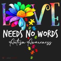 Love Needs No Words – Autism Awareness Puzzle Autism Symbol Cool Gift Hat thumb 2