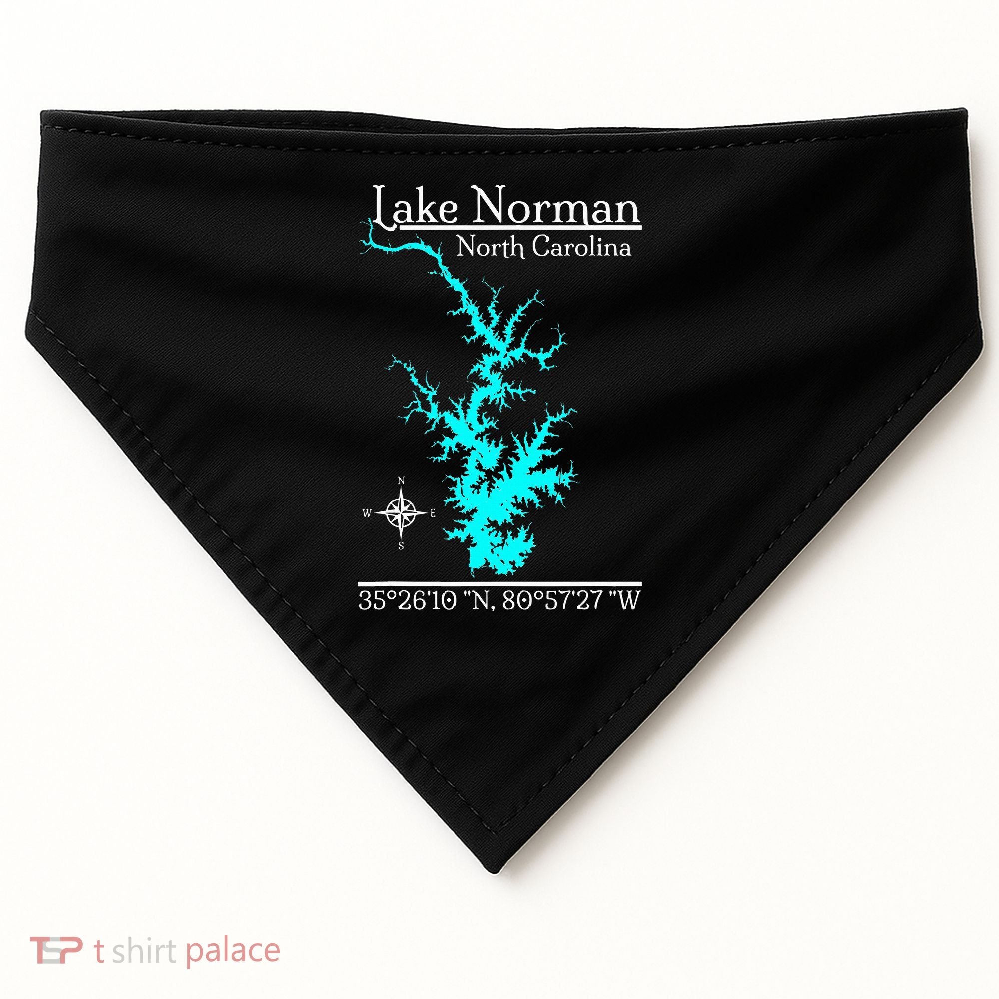 Lake Norman North Carolina USA-Made Doggie Bandana