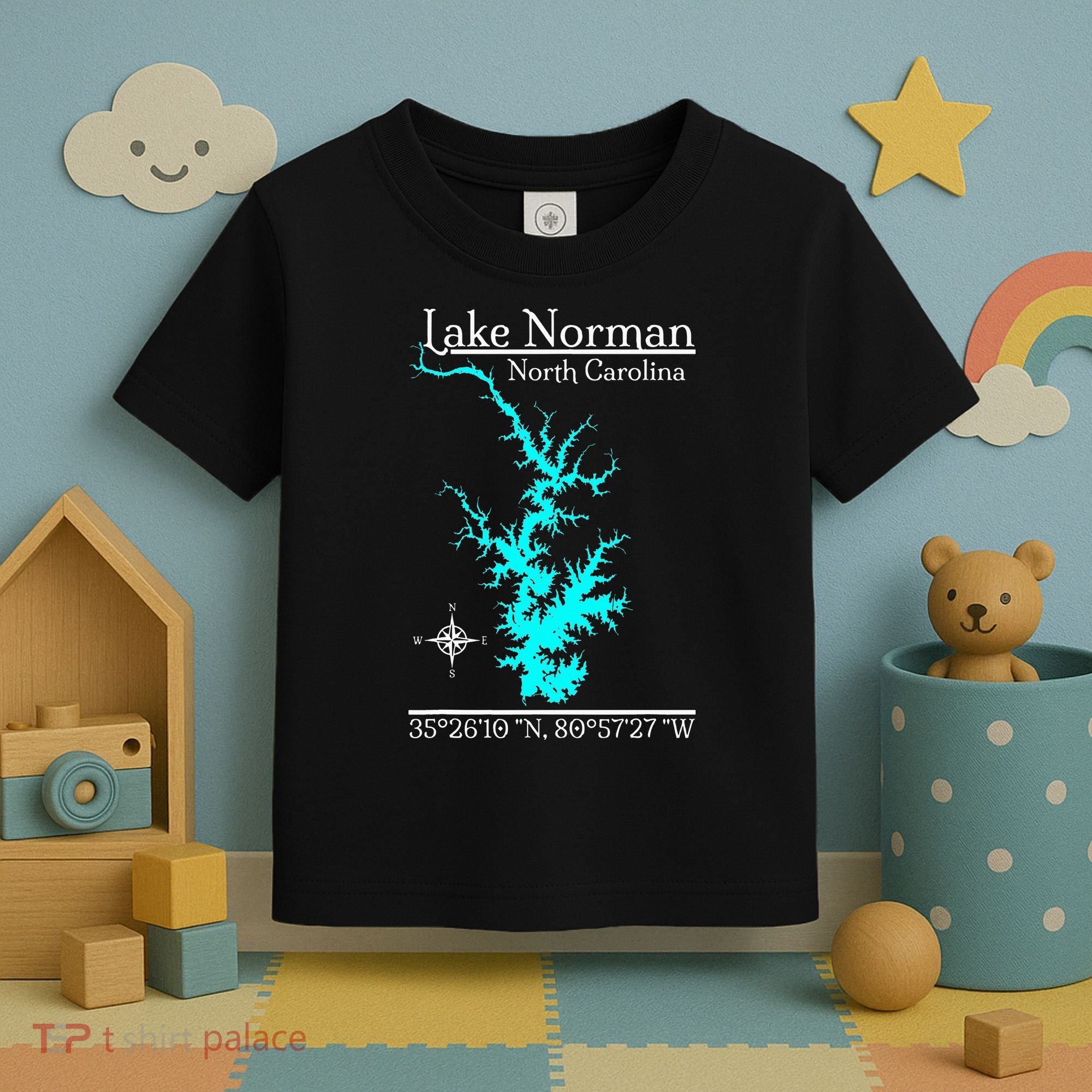 Lake Norman North Carolina Toddler T-Shirt