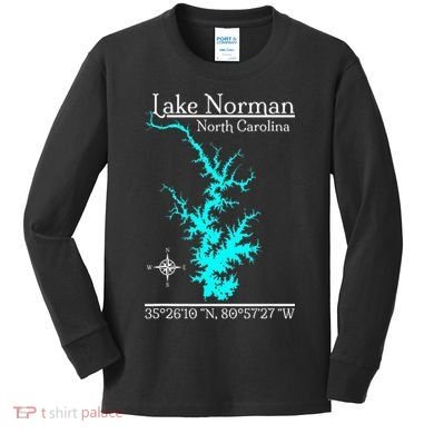 Lake Norman North Carolina Kids Long Sleeve Shirt