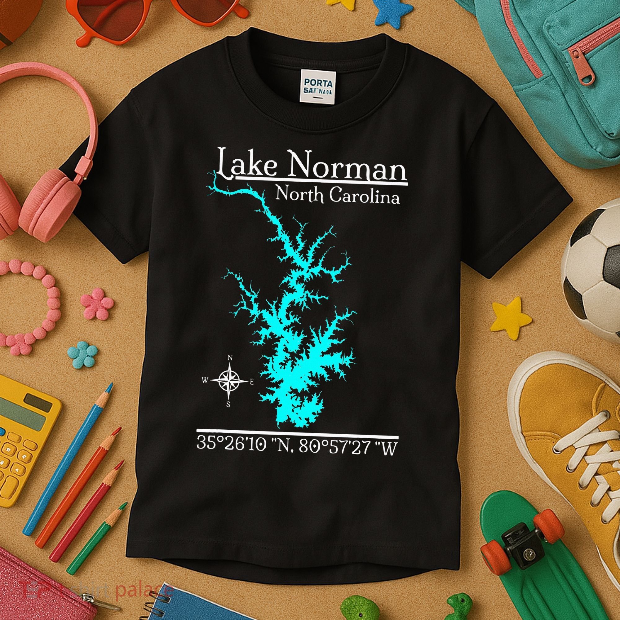 Lake Norman North Carolina Kids T-Shirt