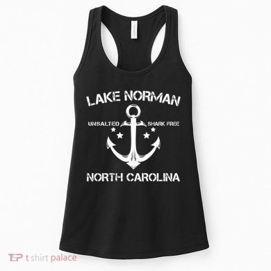 Lake Norman North Carolina Funny Fishing Camping Summer Gift Women's Tank Top