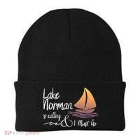 Lake Norman North Carolina Lake Is Calling Beanie thumb 0