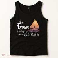Lake Norman North Carolina Lake Is Calling Tank Top thumb 2