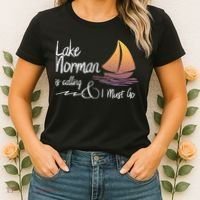 Lake Norman North Carolina Lake Is Calling Women's T-Shirt thumb 2