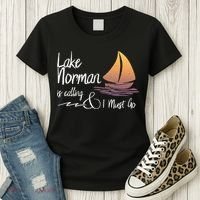 Lake Norman North Carolina Lake Is Calling Women's T-Shirt thumb 3