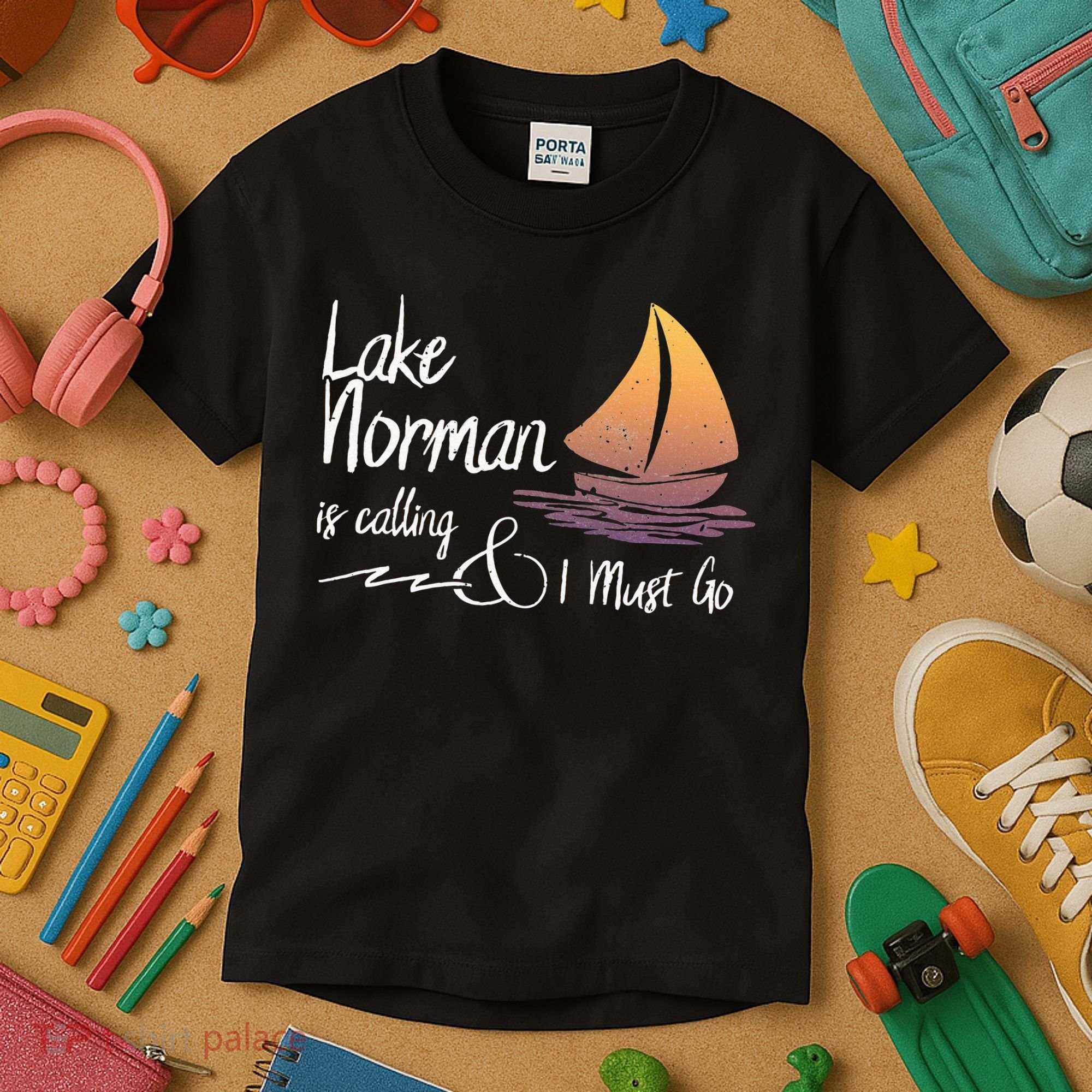 Lake Norman North Carolina Lake Is Calling Kids T-Shirt