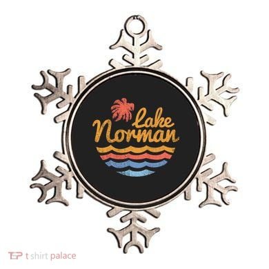 Lake Norman Retro Logo Ornament